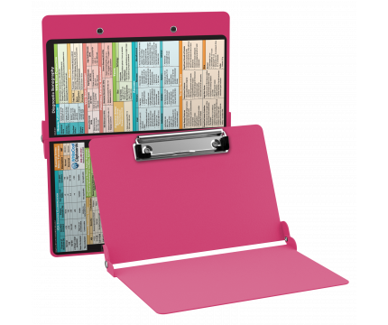 WhiteCoat Clipboard® - Pink Diagnostic Sonography Edition